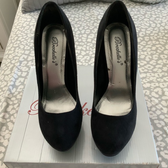 Black Platform Heels size 7.5 - Picture 5 of 8